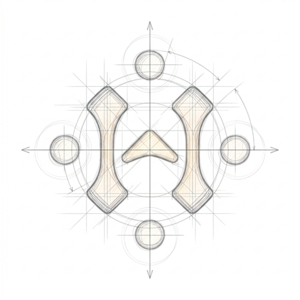 Hyperion logo concept sketch
